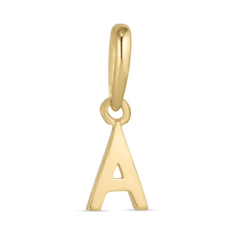 buchstab a Anhänger aus 9 Karat Gold - My Letter