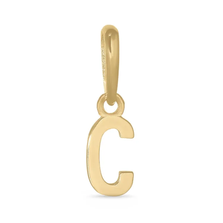 buchstab c Anhänger aus 9 Karat Gold - My Letter