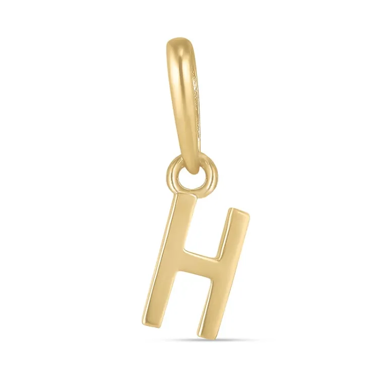 buchstab h Anhänger aus 9 Karat Gold - My Letter