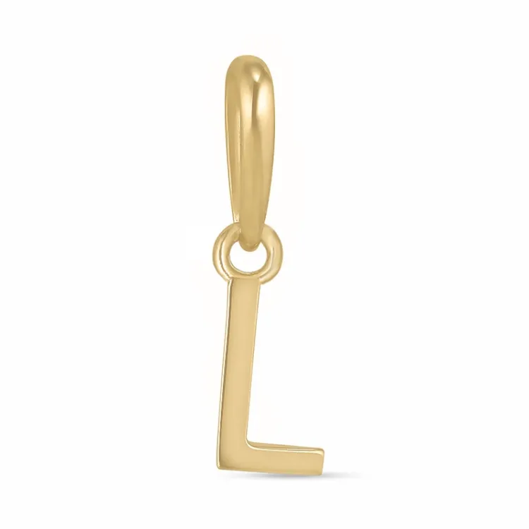 buchstab l Anhänger aus 9 Karat Gold - My Letter