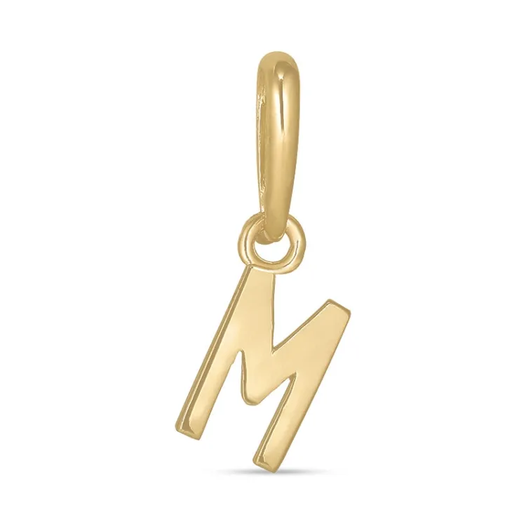 buchstab m Anhänger aus 9 Karat Gold - My Letter