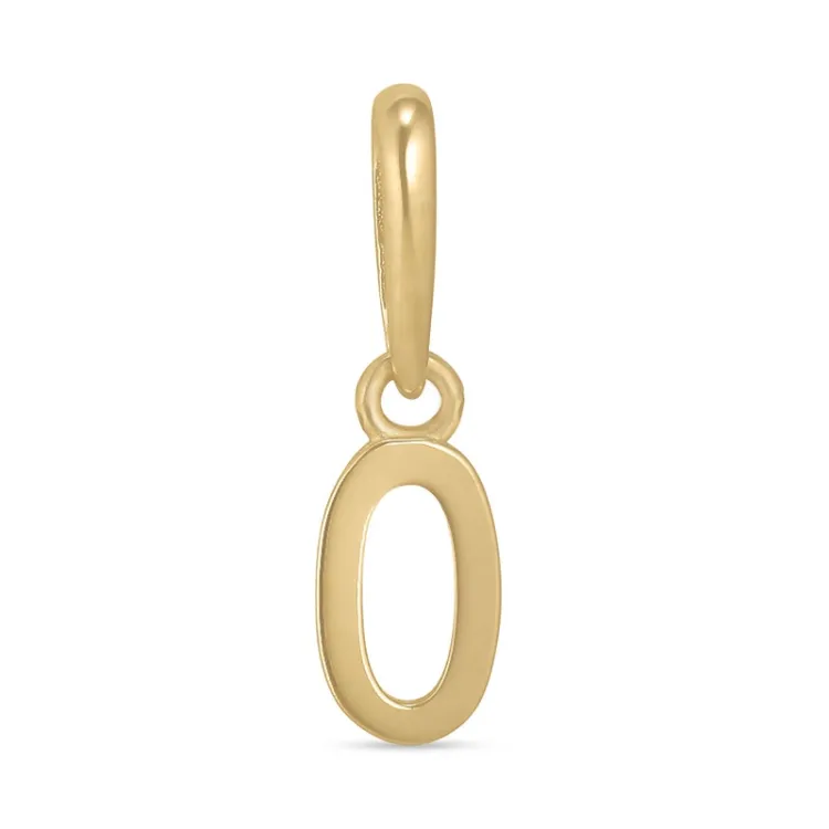 buchstab o Anhänger aus 9 Karat Gold - My Letter