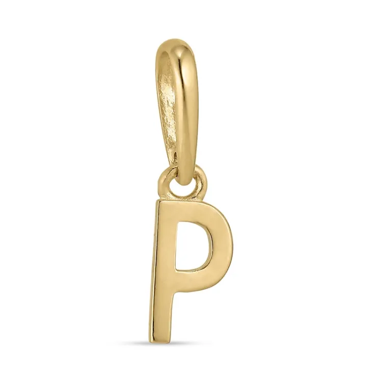 buchstab p Anhänger aus 9 Karat Gold - My Letter