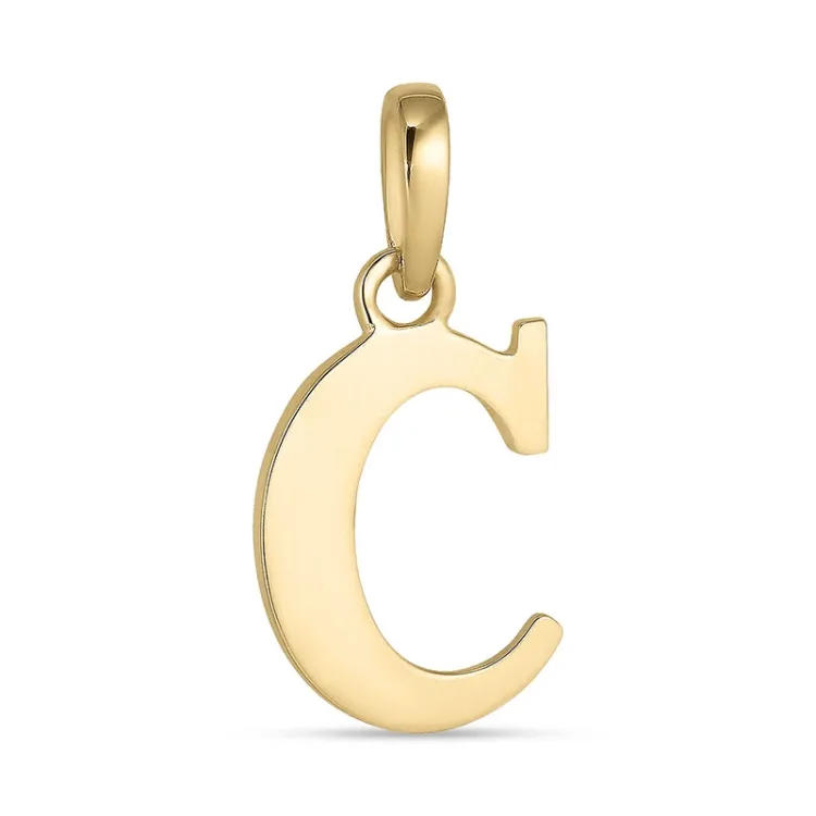 buchstab c Anhänger aus 9 Karat Gold - My Letter