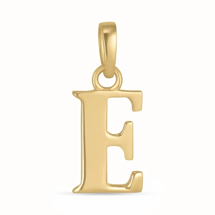 buchstab e Anhänger aus 9 Karat Gold - My Letter