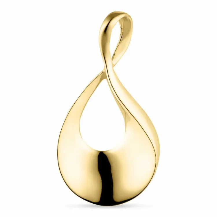 Tropfen Anhänger aus 14 Karat Gold - Gold Collection