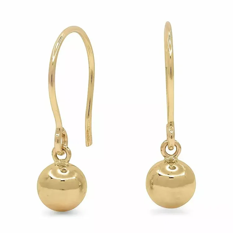 5 mm Kugel Goldohrringe in 14 Karat Gold - Gold Collection