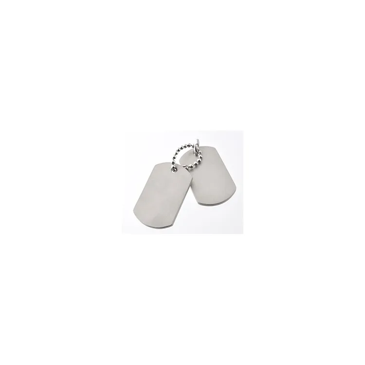 Hard Steel P390 dogtag in Edelstahl