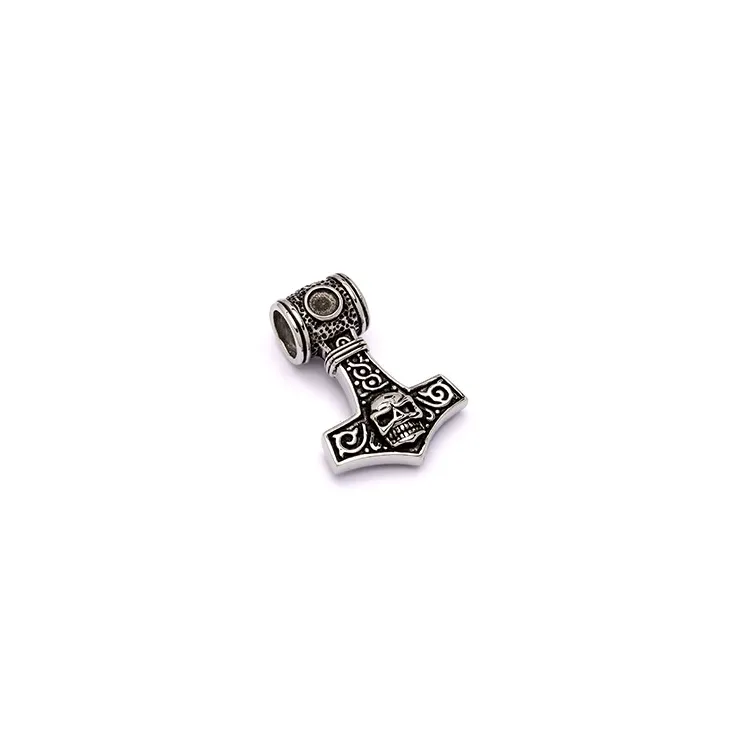 Hard Steel Thors Hammer Anhänger in Stahl