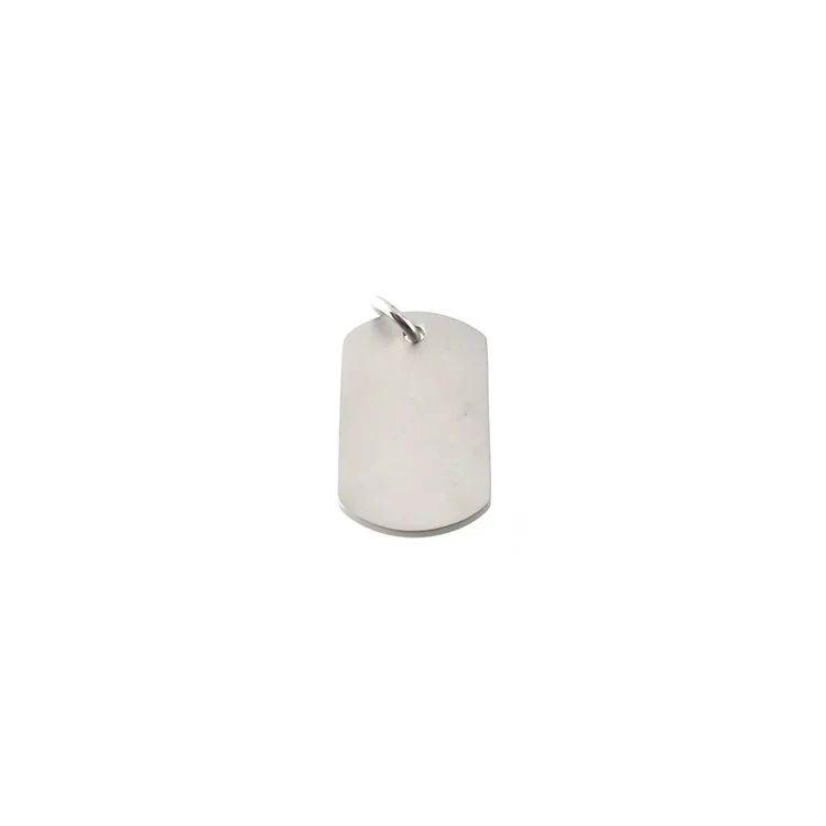 Hard Steel dogtag in Stahl