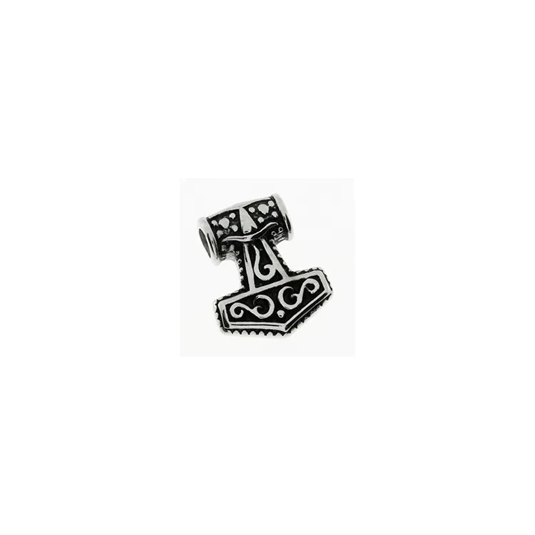 Hard Steel Thors Hammer Anhänger in Stahl
