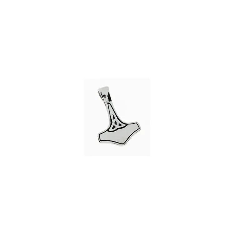 Hard Steel Thors Hammer Anhänger in Stahl