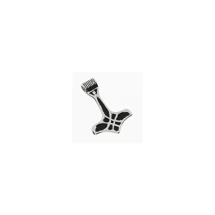Hard Steel Thors Hammer Anhänger in Stahl