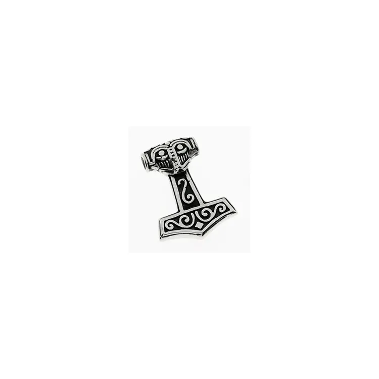 Hard Steel Thors Hammer Anhänger in Stahl