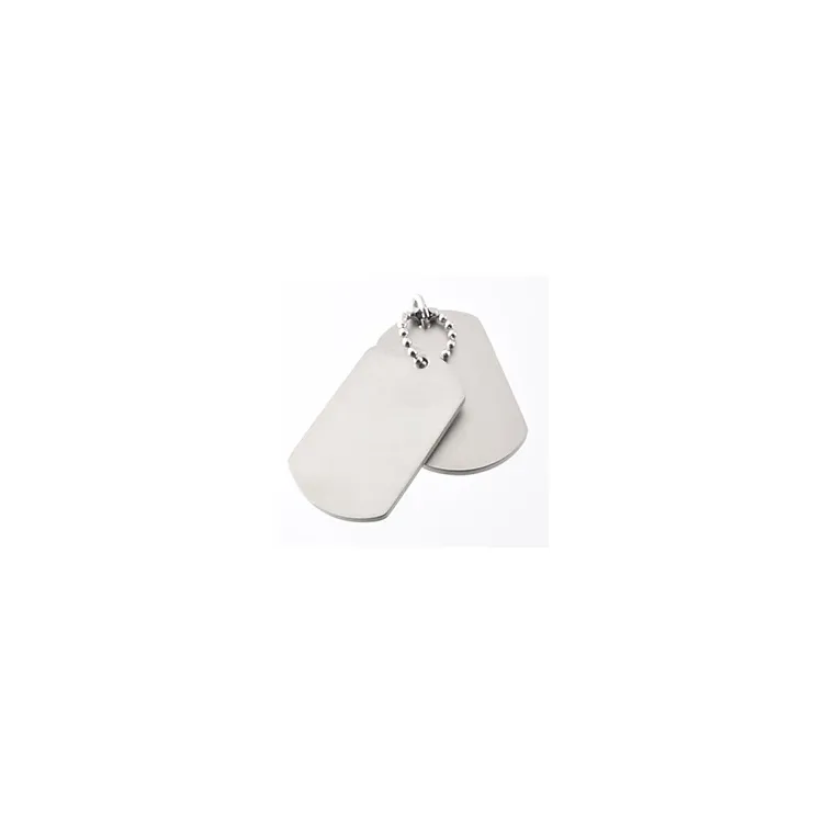 Hard Steel Stahl dogtag in Stahl