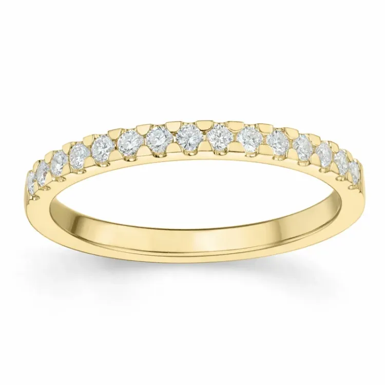 Diamant Memoirering in 14 Karat Gold 0,24 ct