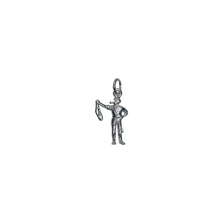 Angler  Anhänger aus Silber