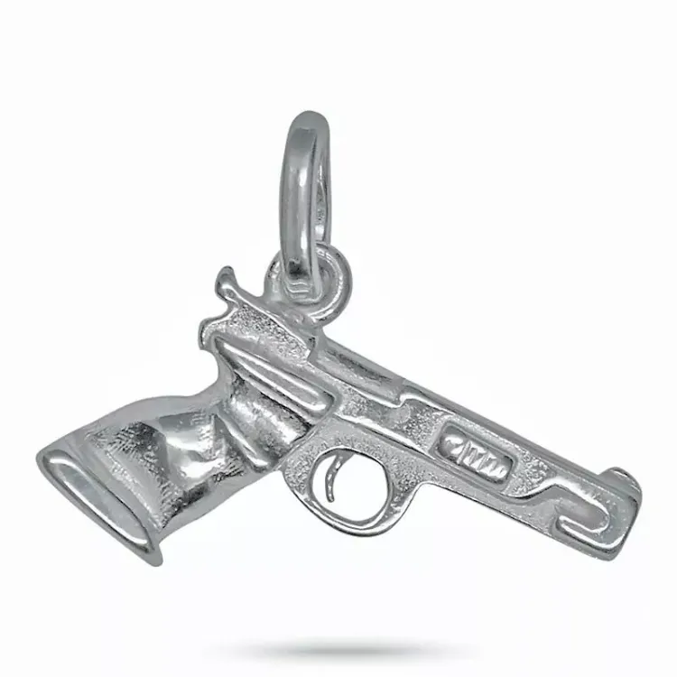 Pistole Anhänger aus Silber
