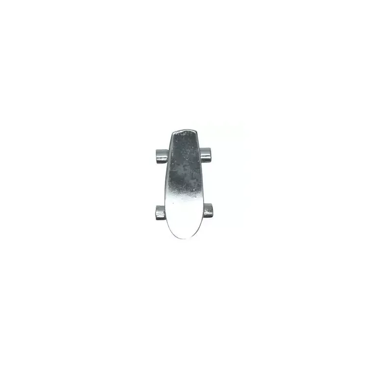Skateboard Anhänger aus Silber