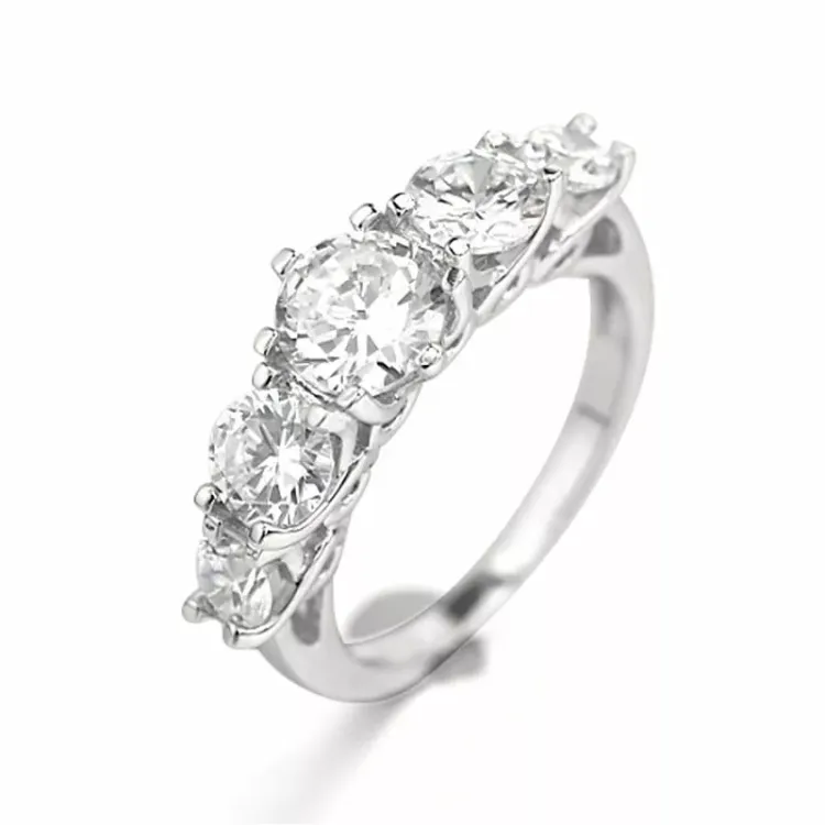 Breit Ring aus Silber