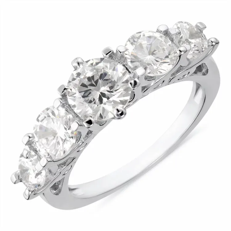 Breit Ring aus Silber
