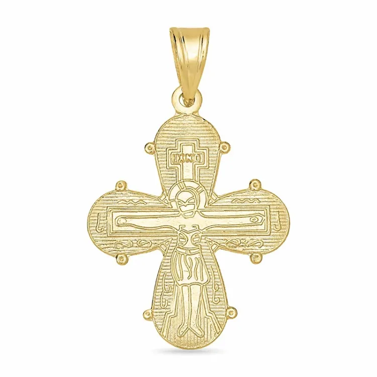 18 x 30 mm Dagmarkreuz aus 8 Karat Gold - Amoré