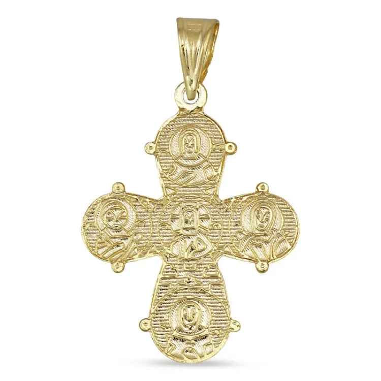 18 x 30 mm Dagmarkreuz aus 8 Karat Gold - Amoré