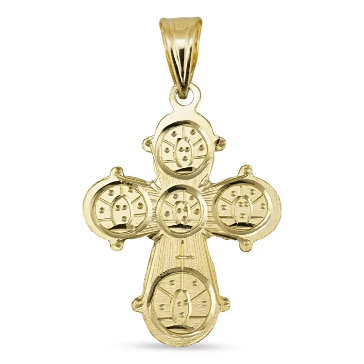 17 x 23 mm Dagmarkreuz aus 8 Karat Gold - Amoré