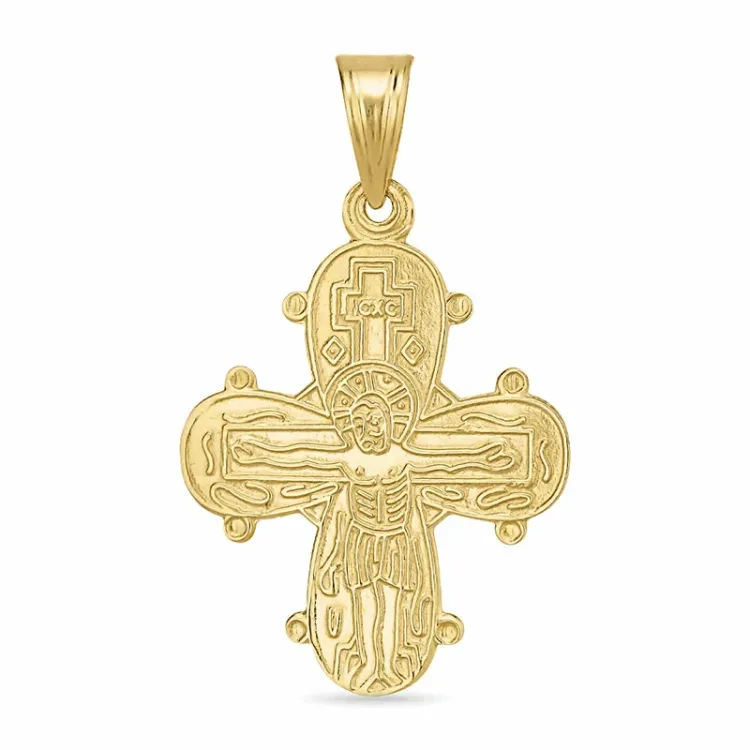 18 x 24 mm Gold Dagmarkreuz aus 8 Karat Gold - Amoré