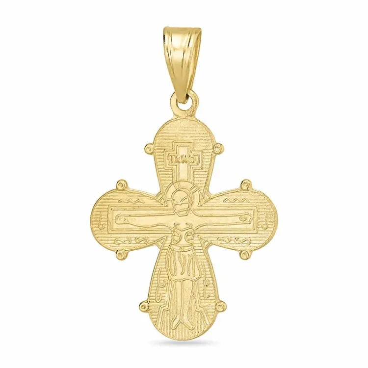 18 x 30 mm Gold Dagmarkreuz aus 8 Karat Gold - Amoré