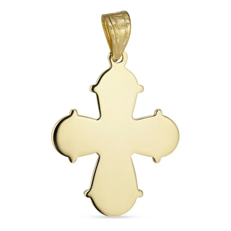 18 x 30 mm Gold Dagmarkreuz aus 8 Karat Gold - Amoré