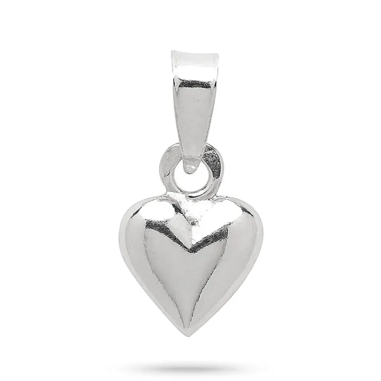 7 x 10 mm Herz Anhänger aus Silber - Amoré