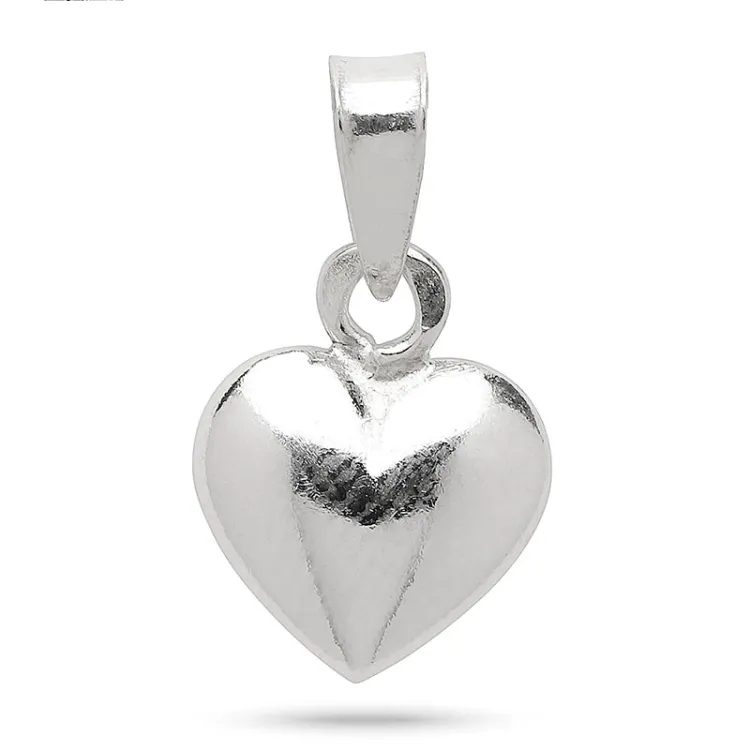 9 x 11 mm Herz Anhänger aus Silber - Amoré