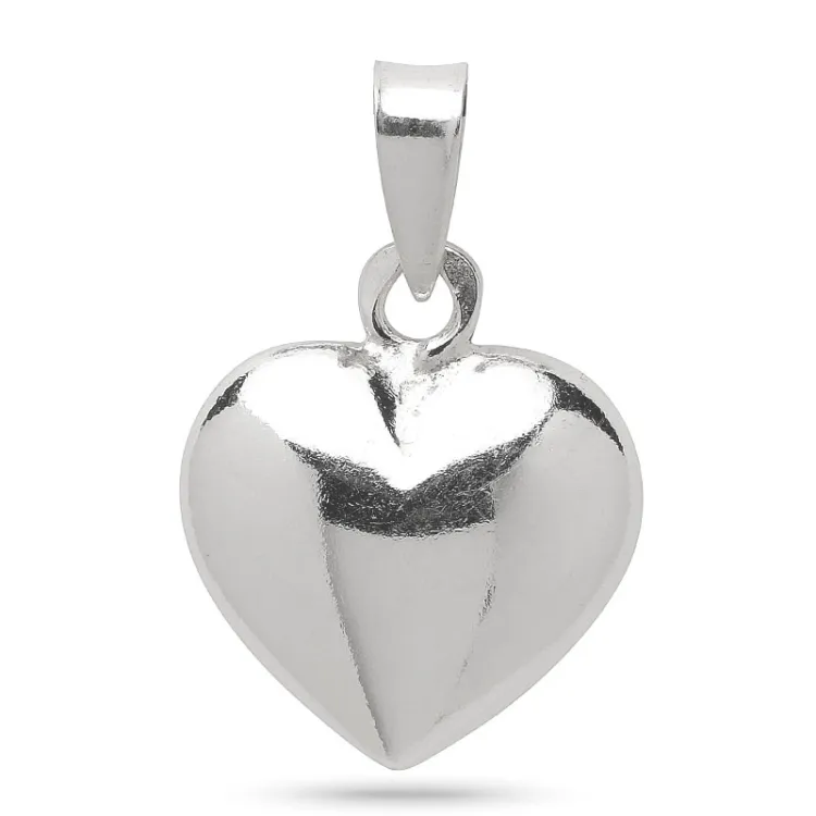 12 x 14 mm Herz Anhänger aus Silber - Amoré
