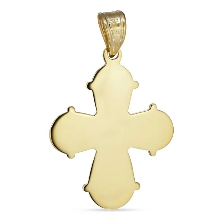 18 x 30 mm Dagmarkreuz aus 14 Karat Gold - Amoré