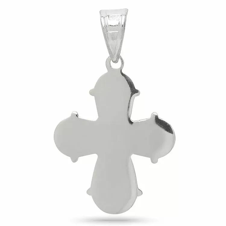16 x 27 mm Dagmarkreuz aus Silber - Amoré