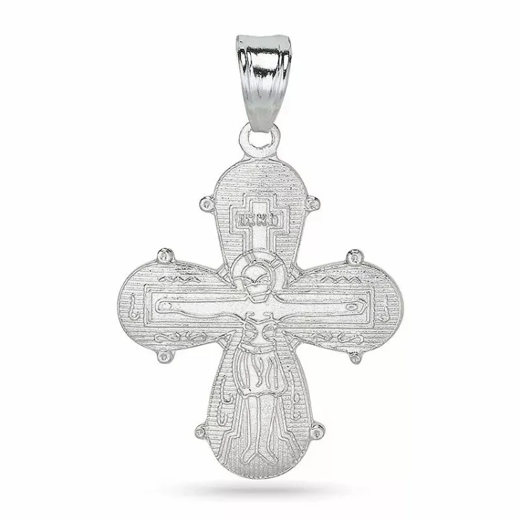 18 x 30 mm Dagmarkreuz aus Silber - Amoré