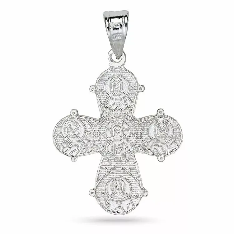 18 x 30 mm Dagmarkreuz aus Silber - Amoré