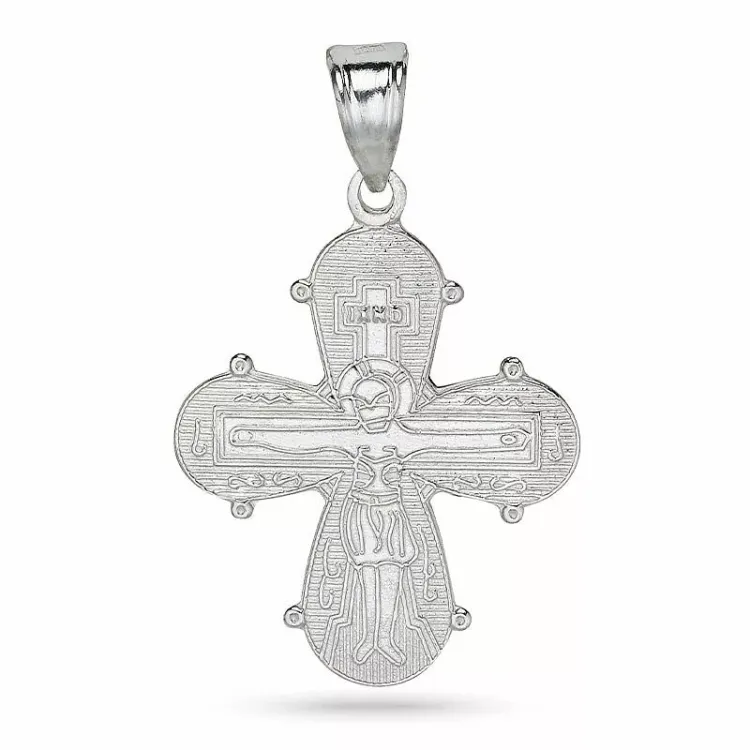 18 x 30 mm Dagmarkreuz aus Silber - Amoré