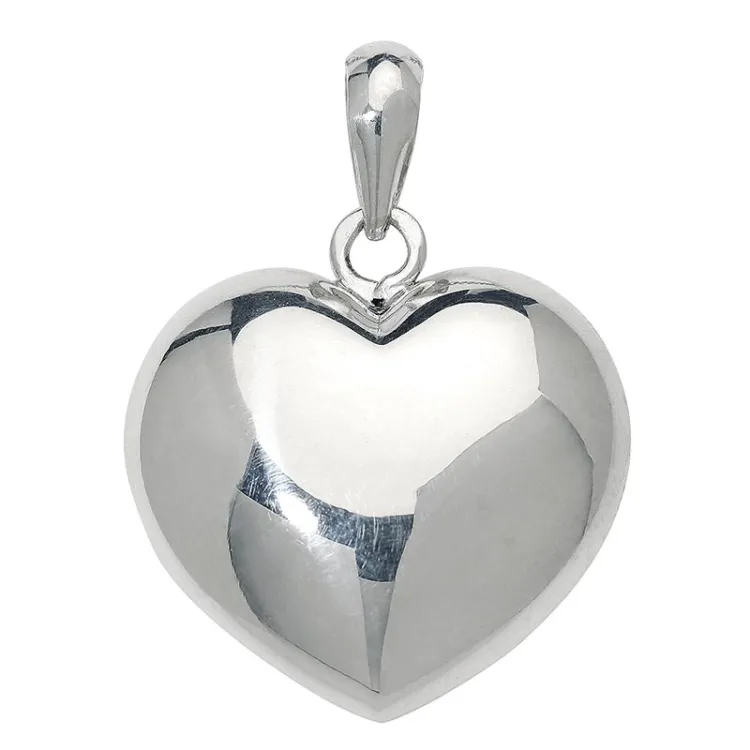 29 mm Herz Anhänger aus Silber - Amoré