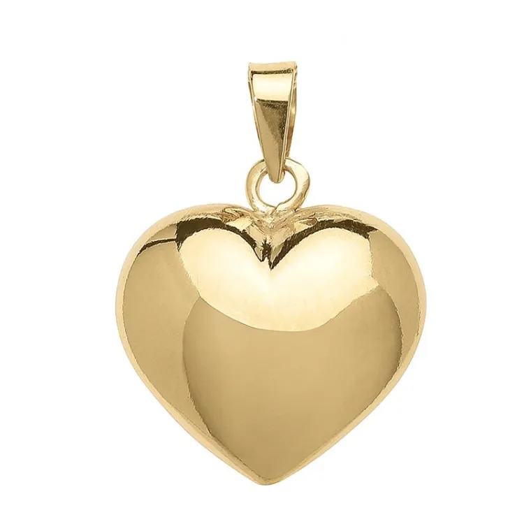 15 x 16 mm Herz Anhänger aus 8 Karat Gold - Amoré