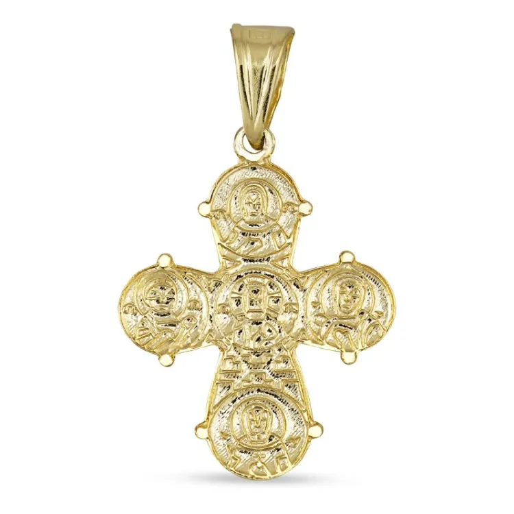 16 x 27 mm Gold Dagmarkreuz aus 8 Karat Gold - Amoré