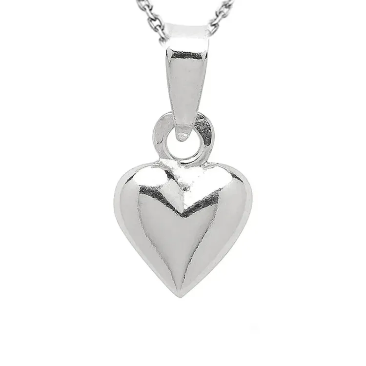 Herz Halskette aus Silber und Anhänger aus Silber - Amoré