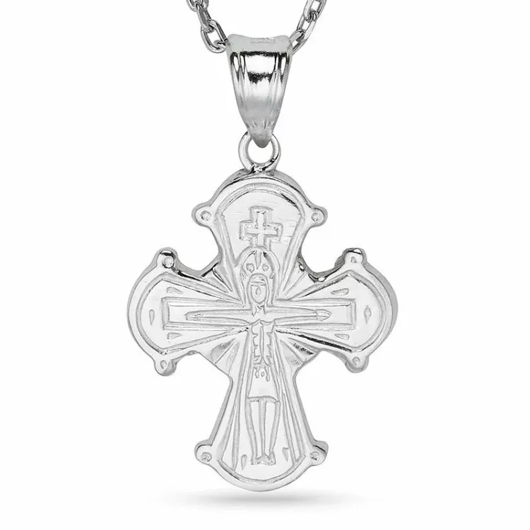 Dagmarkreuz Halskette aus Silber und Anhänger aus Silber - Amoré