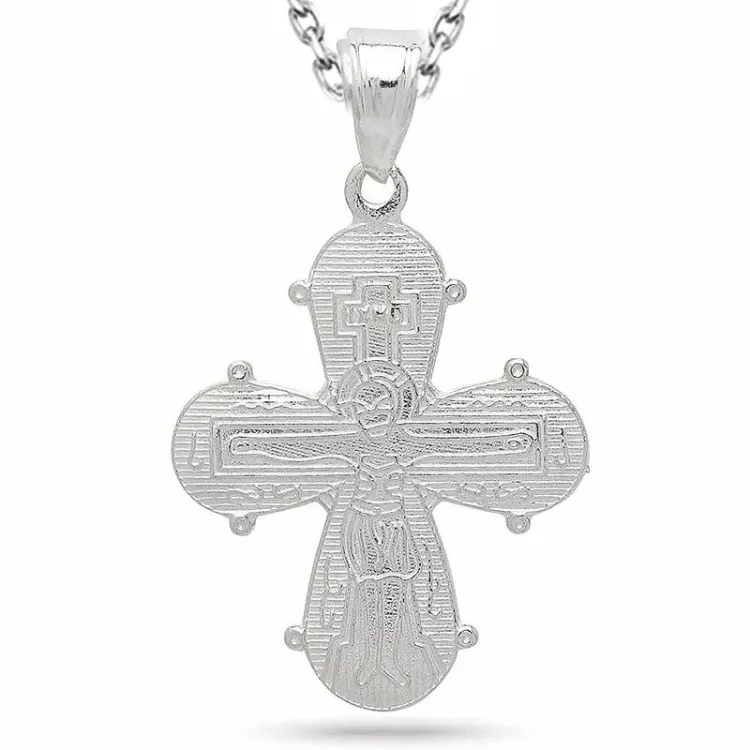 Dagmarkreuz Halskette aus Silber und Anhänger aus Silber - Amoré
