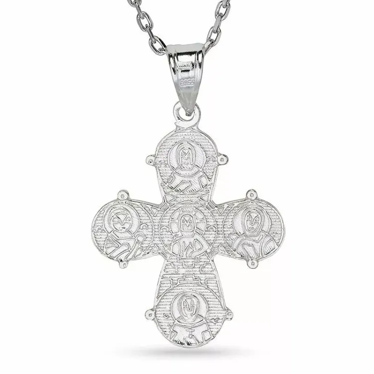 Dagmarkreuz Halskette aus Silber und Anhänger aus Silber - Amoré
