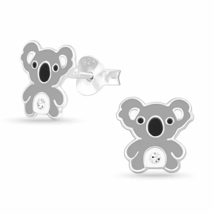 Koalabär Ohrringe in Silber - Little Ones