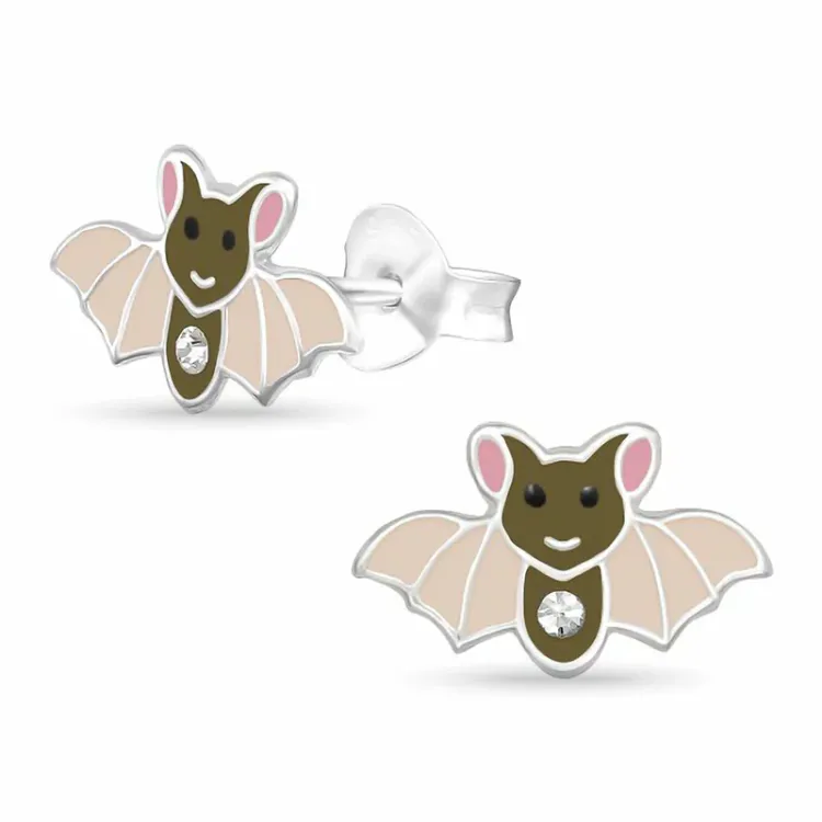Fledermaus Ohrstecker in Silber - Little Ones
