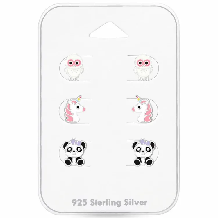 Tiere Ohrringe in Silber - Little Ones