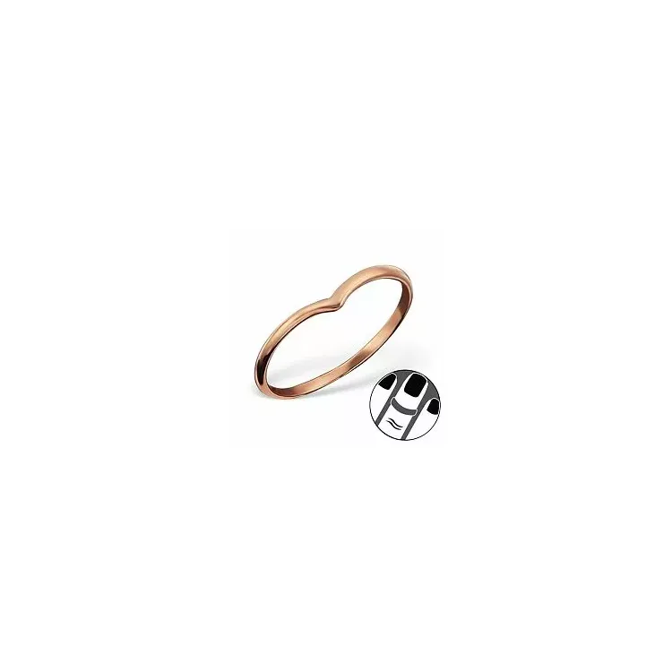 Preiswert glieder ring aus rosa beschichtetem Silber